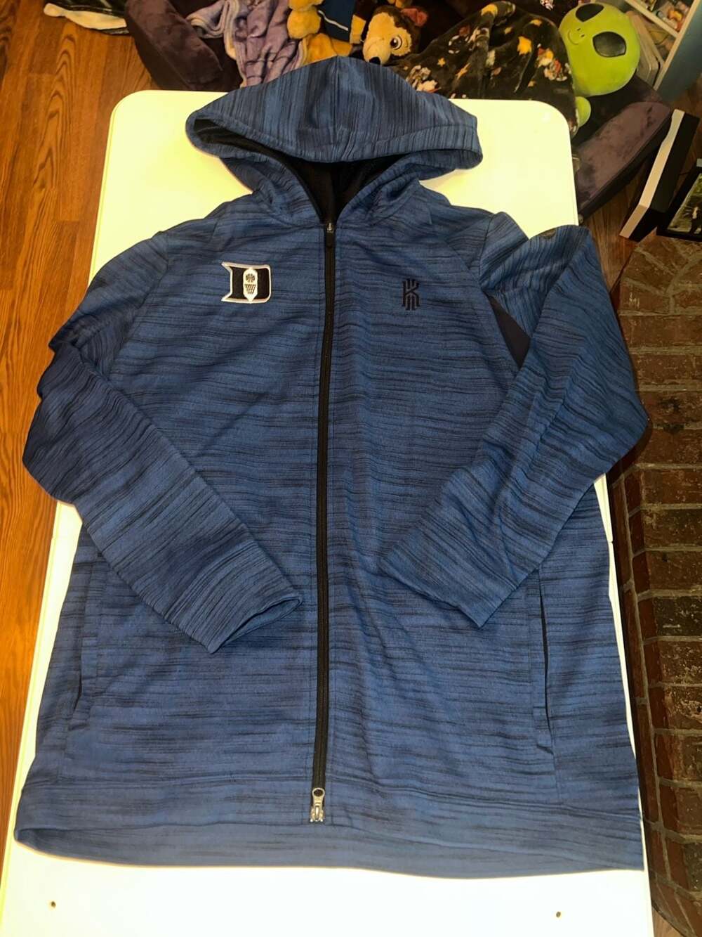 Nike Kyrie Irving Duke Blue Devils Hyper Elite Therma Dri-FIT Full-Zip Hoodie